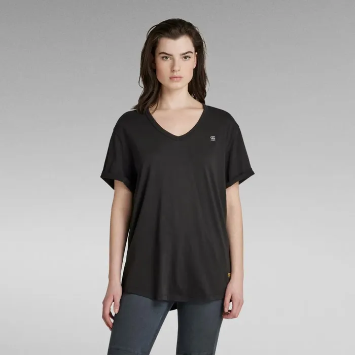 Tops and Tshirts Women GStar RAW Lash Fem Loose TShirt Dark Black