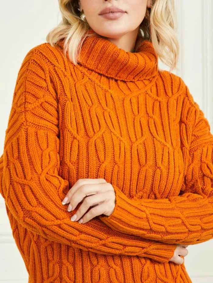 Tops And Sweaters Women Marciano Ellarose Sweater Top Island Sunset Tops And Sweaters Women Marciano Ellarose Sweater Top Island Sunset