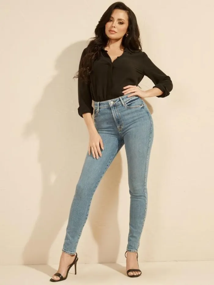 Tops And Sweaters Women Marciano The Silk Icon Blouse Black Tops And Sweaters Women Marciano The Silk Icon Blouse Black