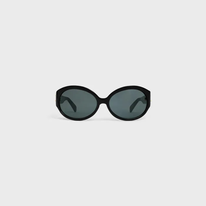 Triomphe 11 Sunglasses In Acetate Black Women CELINE SUNGLASSES