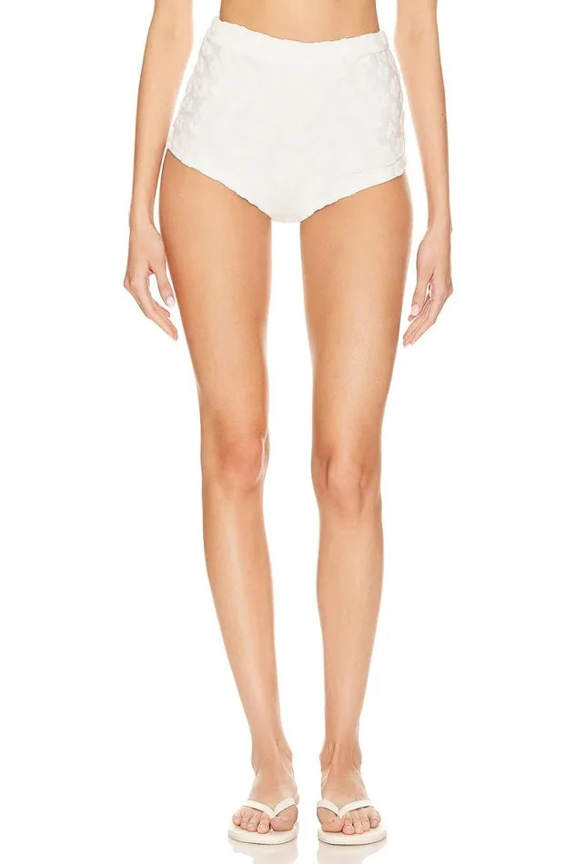 Vacation Blues High Waist Short White Women Lovers and Friends Shorts