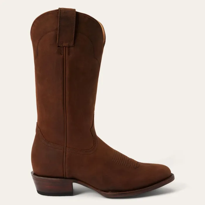 Western Men Stetson Crockett Boots Brown