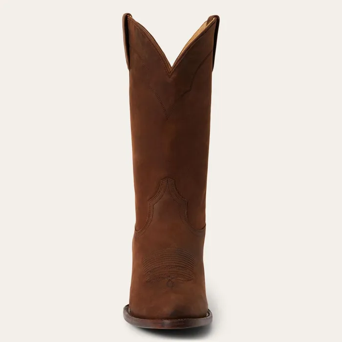 Western Men Stetson Crockett Boots Brown