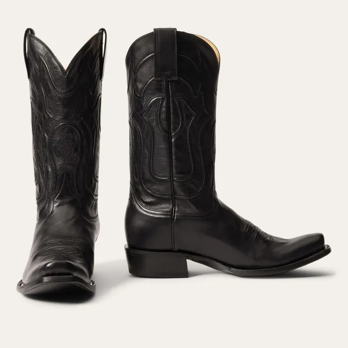 Western Men Stetson Garrett Boots Black