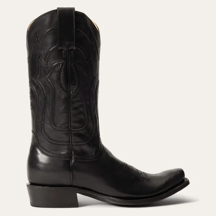 Western Men Stetson Garrett Boots Black