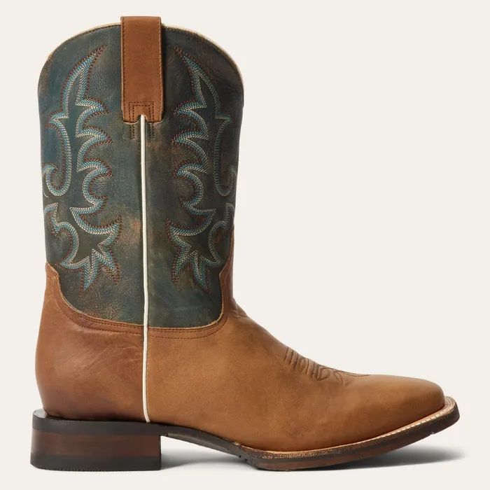 Western Men Stetson Obadiah Boots Brown