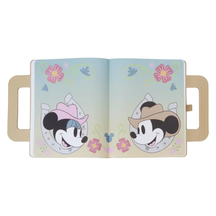 Western Mickey and Minnie Lunchbox Stationery Journal Unisex Loungefly Small Accessories Western Mickey and Minnie Lunchbox Stationery Journal Unisex Loungefly Small Accessories