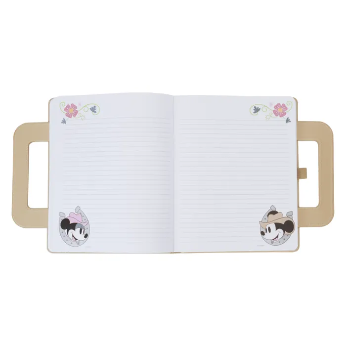 Western Mickey and Minnie Lunchbox Stationery Journal Unisex Loungefly Small Accessories Western Mickey and Minnie Lunchbox Stationery Journal Unisex Loungefly Small Accessories