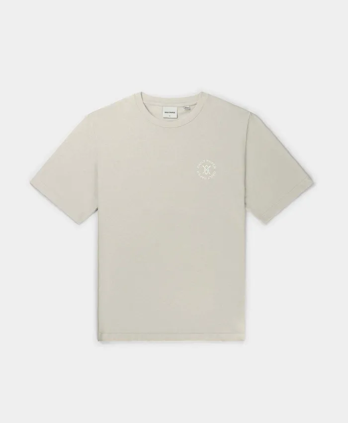 White Sand Circle TShirt Beige Men Daily Paper TShirts