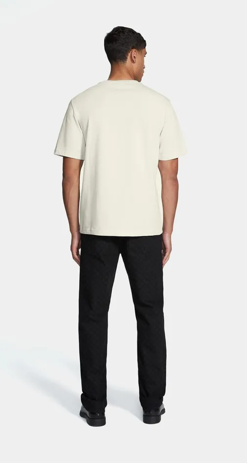 White Sand Circle TShirt Beige Men Daily Paper TShirts