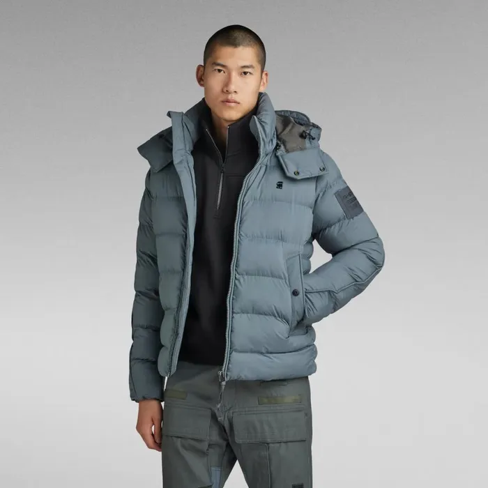 Winter Coats Men GStar RAW GWhistler Padded Hooded Jacket Axis
