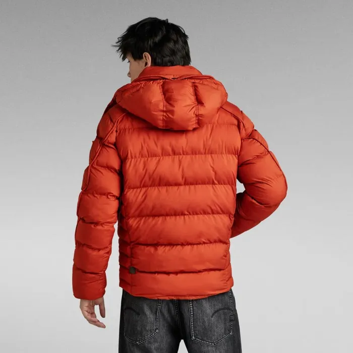Winter Coats Men GStar RAW GWhistler Padded Hooded Jacket Rooibos Tea