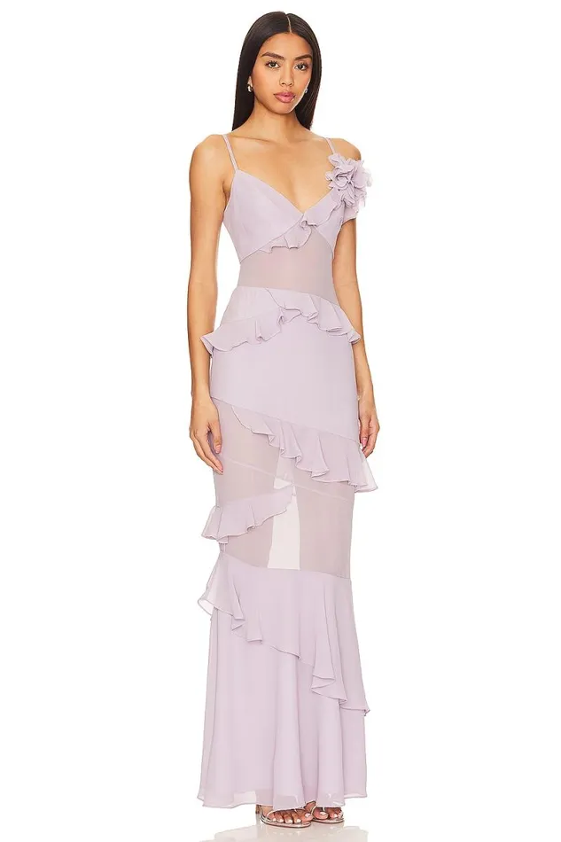 Wisteria Gown Periwinkle Purple Women Lovers and Friends Dresses