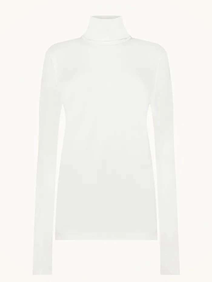 Wolford Aurora Pullover White Women Longsleeved Tops