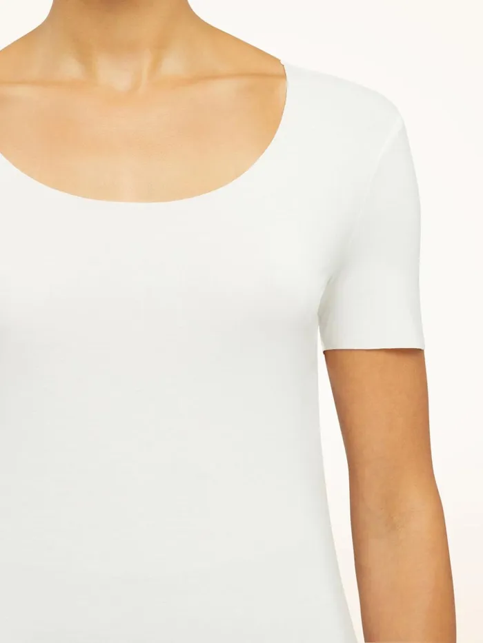 Wolford Aurora Pure Shirt White Women Tops and Tshirts Wolford Aurora Pure Shirt White Women Tops and Tshirts