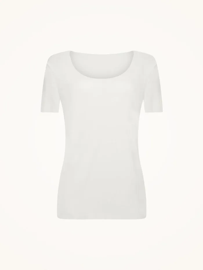 Wolford Aurora Pure Shirt White Women Tops and Tshirts Wolford Aurora Pure Shirt White Women Tops and Tshirts