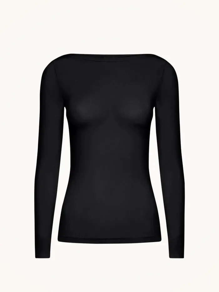 Wolford Buenos Aires Top Long Sleeves Black Women Longsleeved Tops