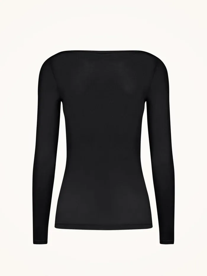Wolford Buenos Aires Top Long Sleeves Black Women Longsleeved Tops