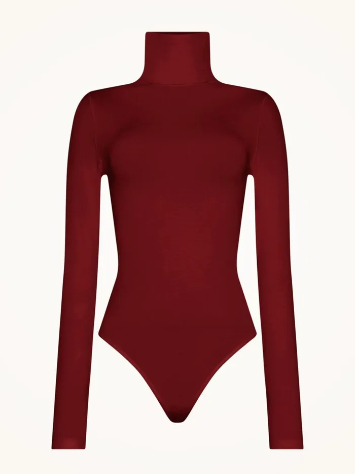 Wolford Colorado String Body Merlot Women String Bodies