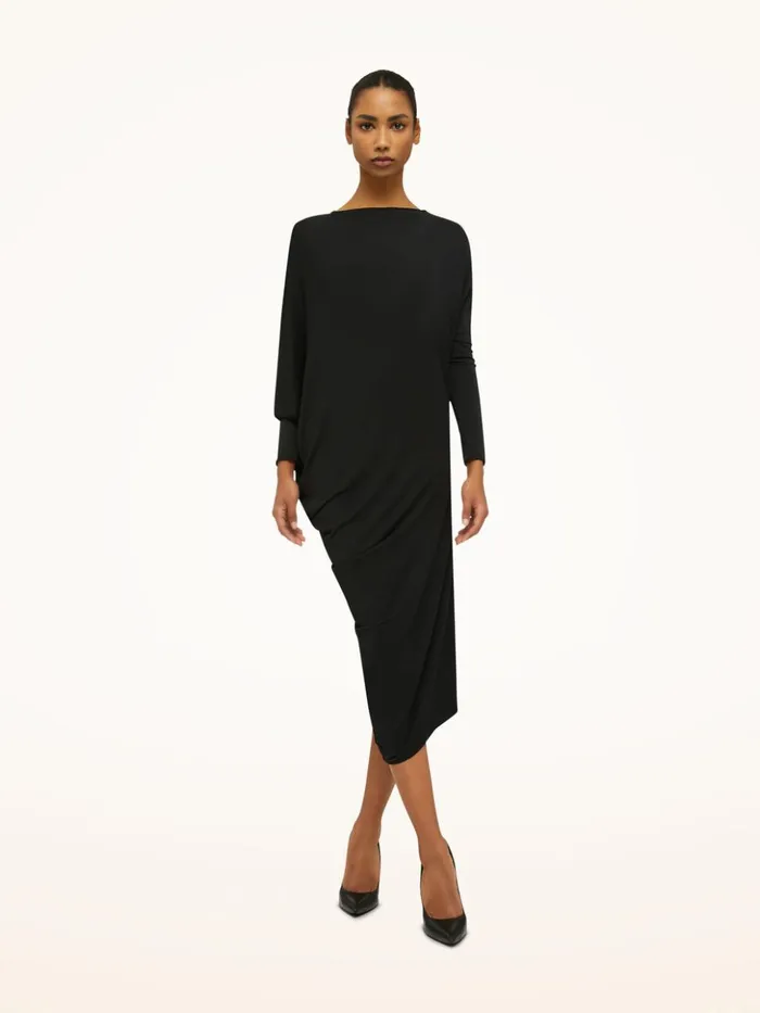 Wolford Crepe Jersey Dress Black Women Dresses and Skirts