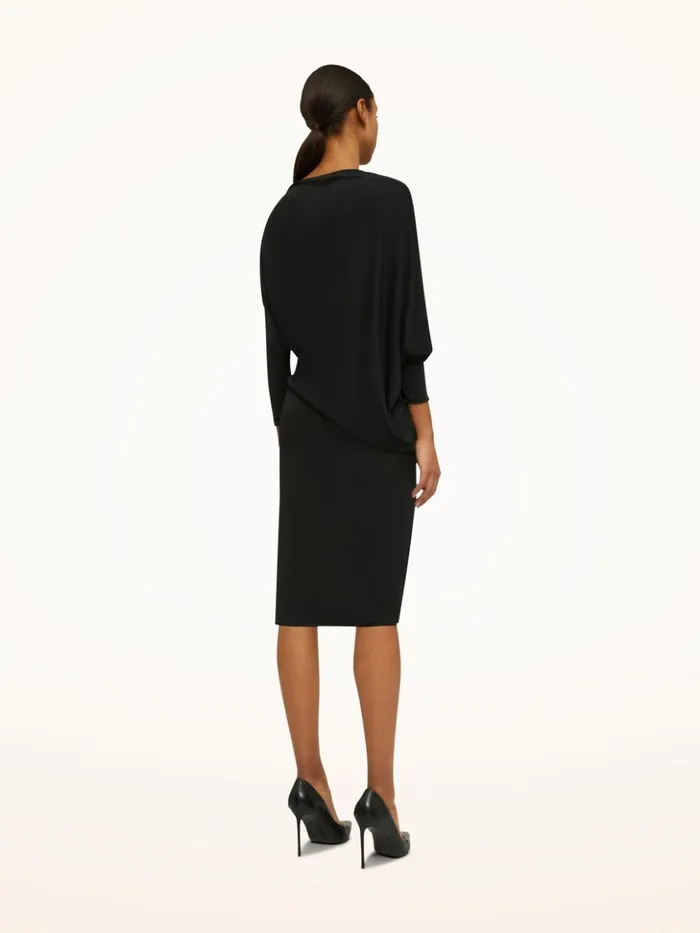 Wolford Crepe Jersey Dress Black Women Dresses and Skirts
