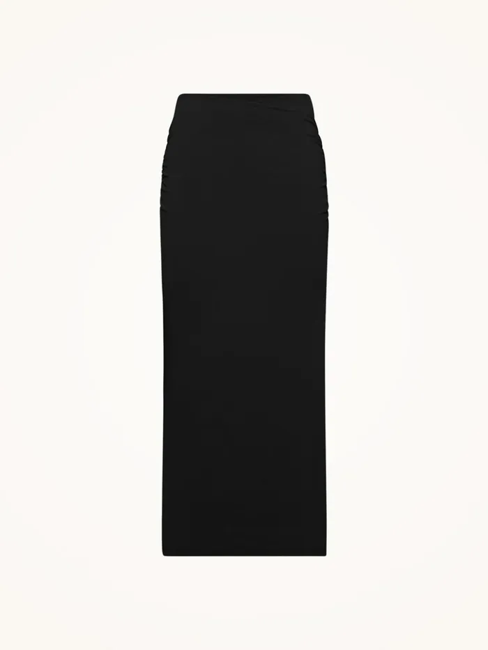 Wolford Crepe Jersey Skirt Black Women Dresses and Skirts
