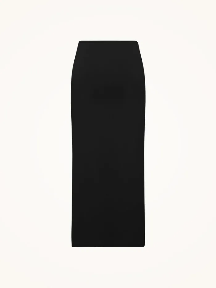 Wolford Crepe Jersey Skirt Black Women Dresses and Skirts