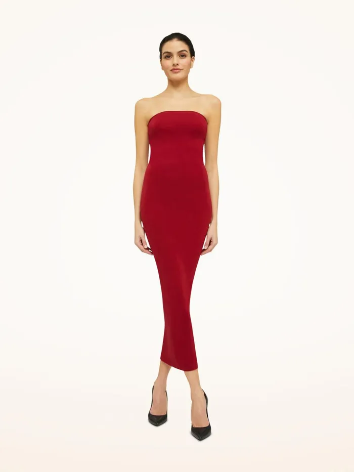 Wolford FATAL Dress Soft Cherry Women Dresses and Skirts