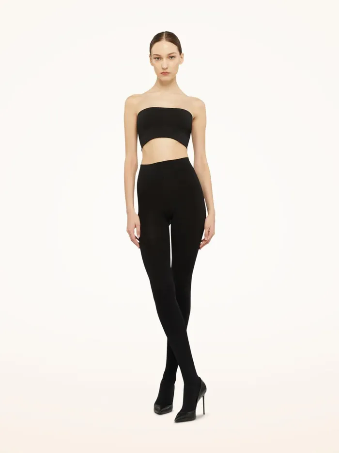 Wolford Ind 100 Leg Support Tights Black Women Tights and Socks