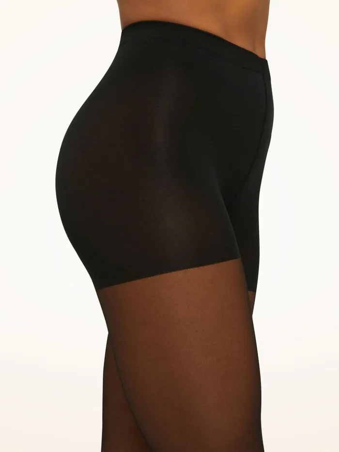 Wolford Individual 10 Control Top Tights Black Women Tights and Socks