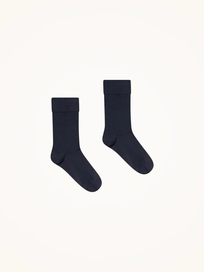 Wolford Merino Dot Socks Deep Night Women Socks