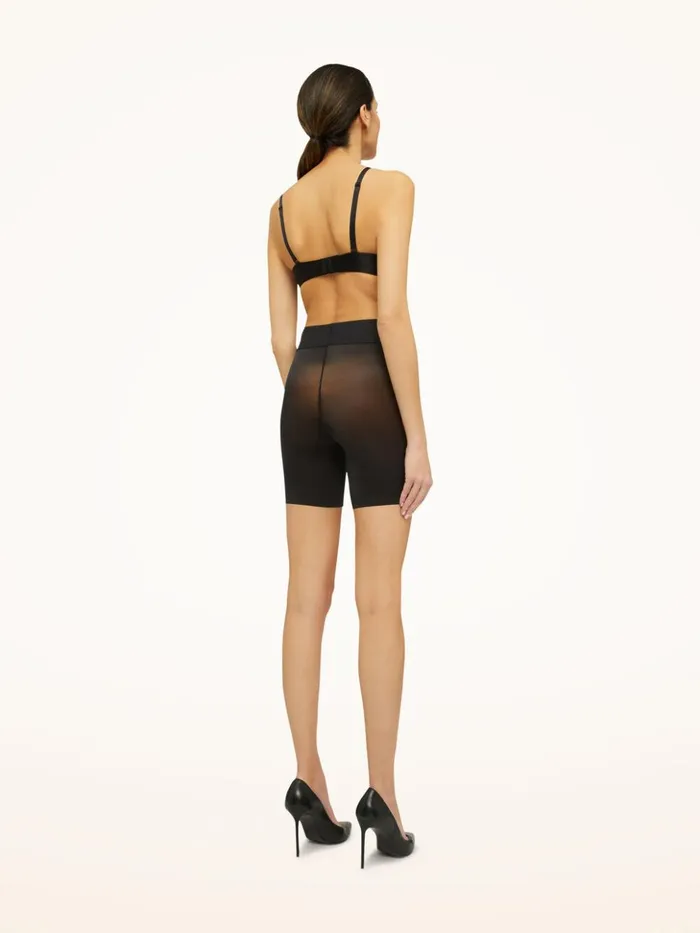 Wolford Sheer Touch Control Shorts Black Women Bras and Bottoms Wolford Sheer Touch Control Shorts Black Women Bras and Bottoms