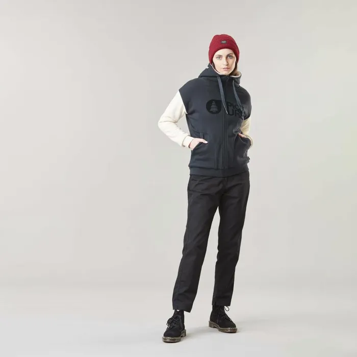 Woman BASEMENT PLUSH Z HOODIE W Picture Organic Clothing Sweats and Hoodies