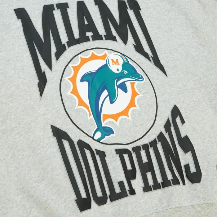 Women039s Hoodies and Sweatshirts Mitchell and Ness Women039s Logo Lightweight Crew 30 Miami Dolphins Women039s Hoodies and Sweatshirts Mitchell and Ness Women039s Logo Lightweight Crew 30 Miami Dolphins