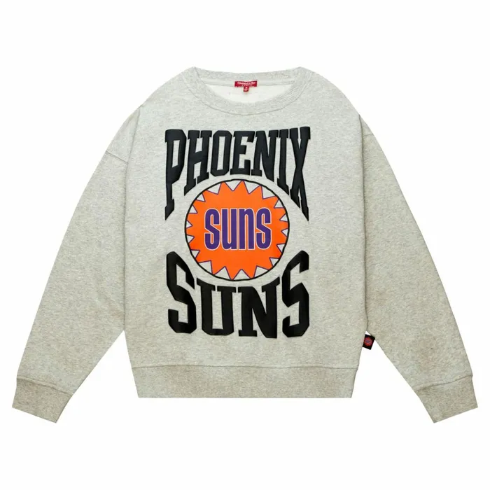 Women039s Hoodies and Sweatshirts Mitchell and Ness Women039s Logo LT Crew 30 Phoenix Suns Women039s Hoodies and Sweatshirts Mitchell and Ness Women039s Logo LT Crew 30 Phoenix Suns