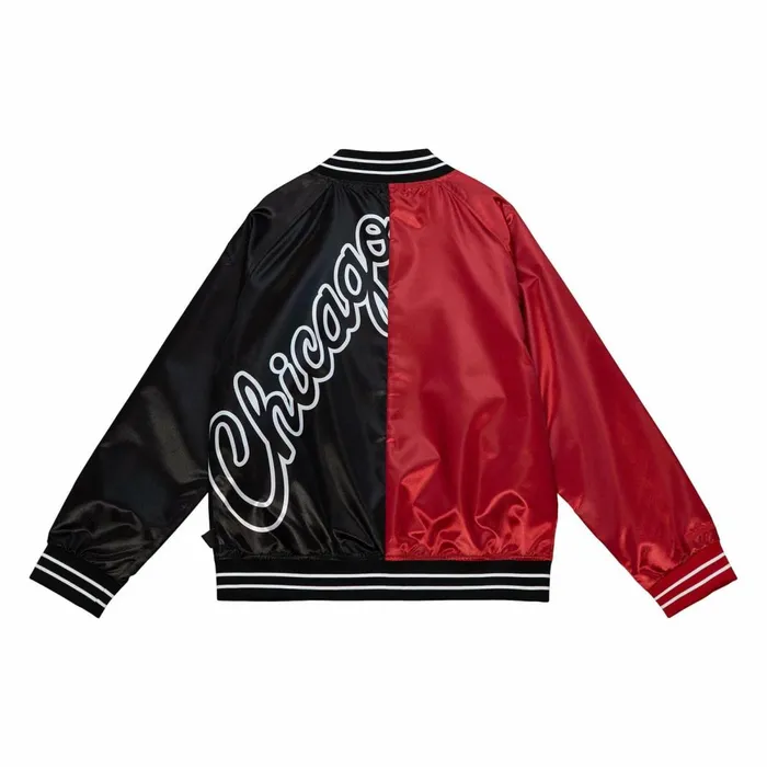 Women039s Jackets and Outerwear Mitchell and Ness Womens Big Face Satin Jacket 50 Chicago Bulls Women039s Jackets and Outerwear Mitchell and Ness Womens Big Face Satin Jacket 50 Chicago Bulls