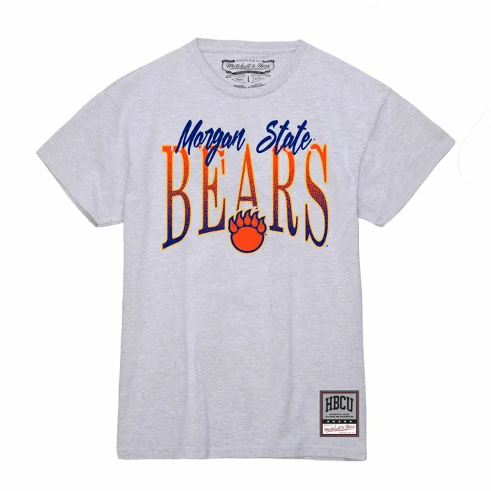 Women039s TShirts and Tops Mitchell and Ness Women039s Script Arc Tee Morgan State University Women039s TShirts and Tops Mitchell and Ness Women039s Script Arc Tee Morgan State University