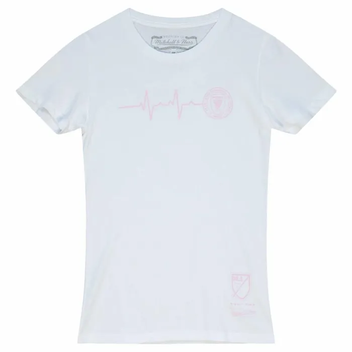 Women039s TShirts and Tops Mitchell and Ness Womens Heart Beat Tee Inter Miami CF Women039s TShirts and Tops Mitchell and Ness Womens Heart Beat Tee Inter Miami CF