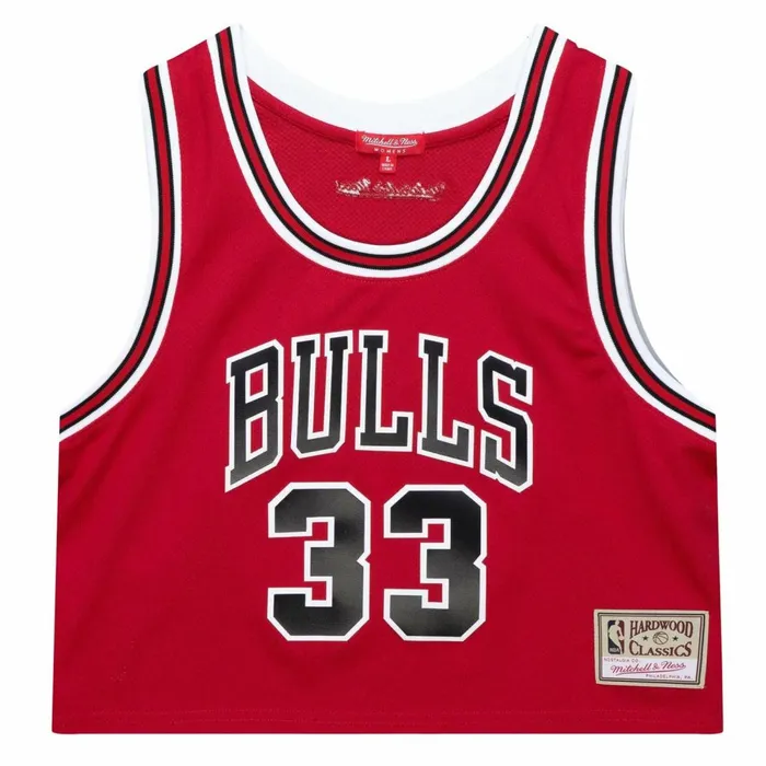 Women039s TShirts and Tops Mitchell and Ness Womens NandN Crop Tank Chicago Bulls 1997 Scottie Pippen Women039s TShirts and Tops Mitchell and Ness Womens NandN Crop Tank Chicago Bulls 1997 Scottie Pippen