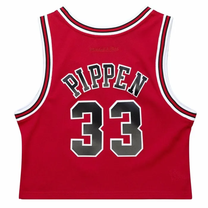 Women039s TShirts and Tops Mitchell and Ness Womens NandN Crop Tank Chicago Bulls 1997 Scottie Pippen Women039s TShirts and Tops Mitchell and Ness Womens NandN Crop Tank Chicago Bulls 1997 Scottie Pippen