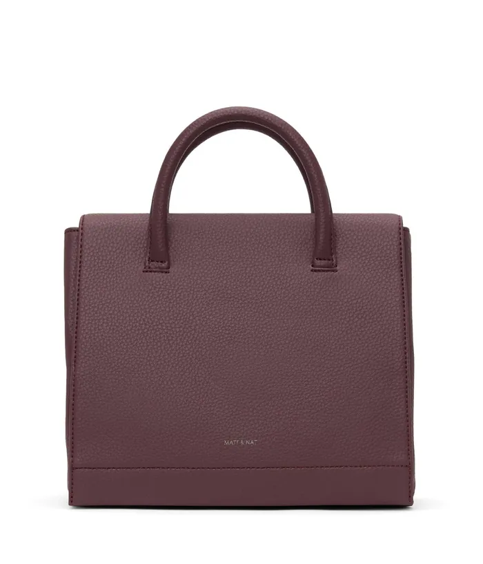 Women Adel Vegan Satchel 8211 Purity Moon Matt and Nat Satchels