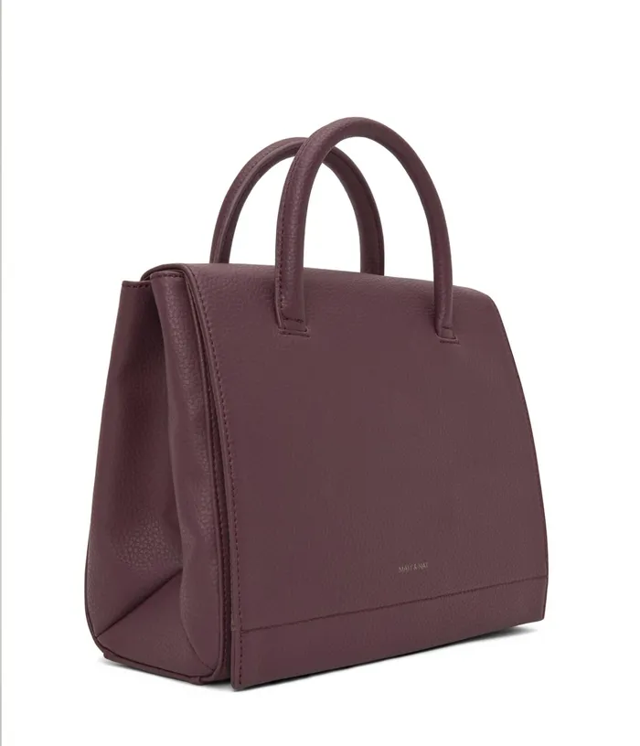 Women Adel Vegan Satchel 8211 Purity Moon Matt and Nat Satchels