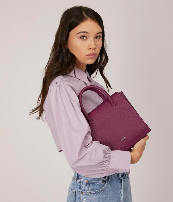 Women Adelsm Small Vegan Satchel 8211 Purity Tarte Matt and Nat Satchels