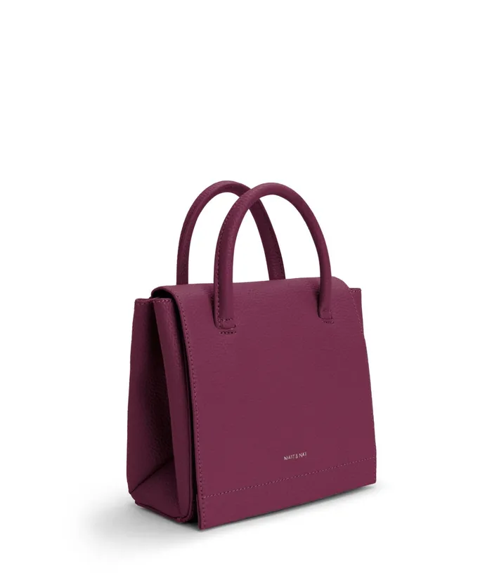 Women Adelsm Small Vegan Satchel 8211 Purity Tarte Matt and Nat Satchels