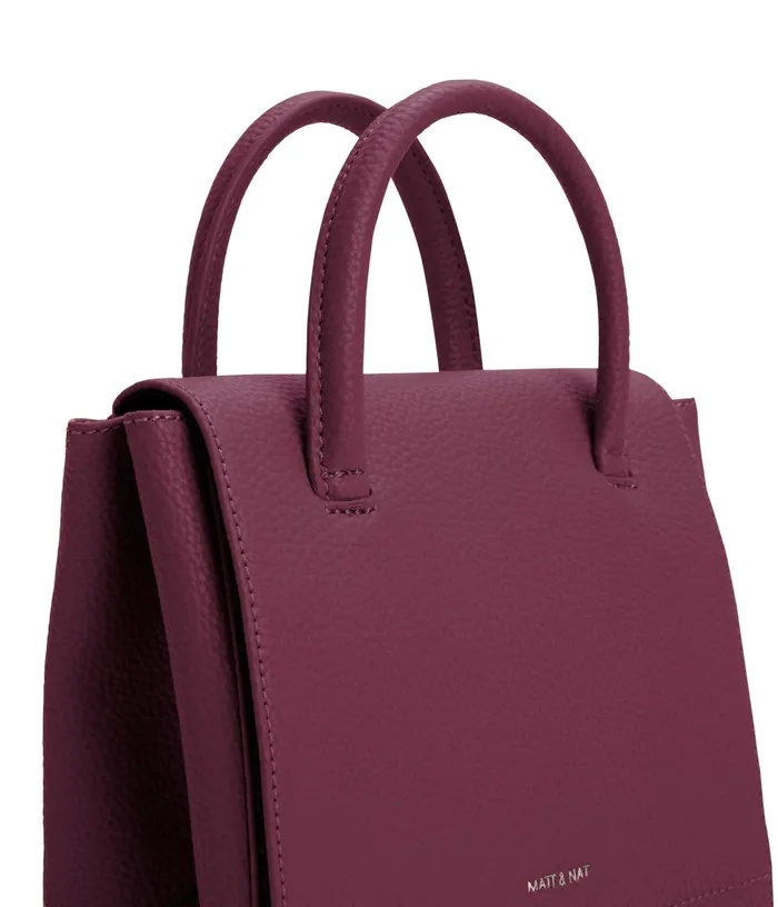 Women Adelsm Small Vegan Satchel 8211 Purity Tarte Matt and Nat Satchels