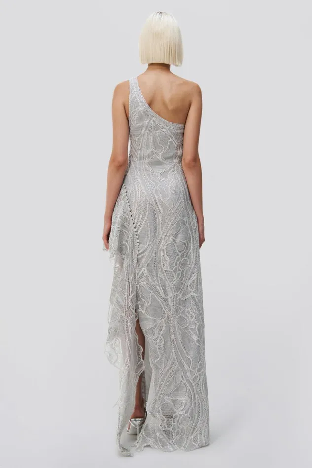 Women Agatha Gown Silver Jonathan Simkhai Dresses and Jumpsuits
