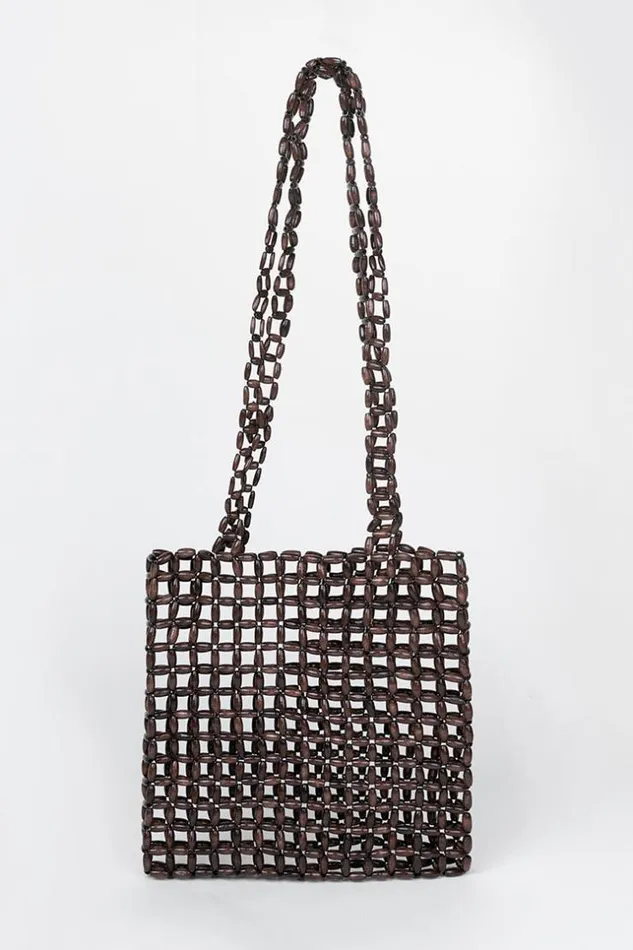 Women Bags Cupshe Aurin Braided Brown Shoulder Bag Brown