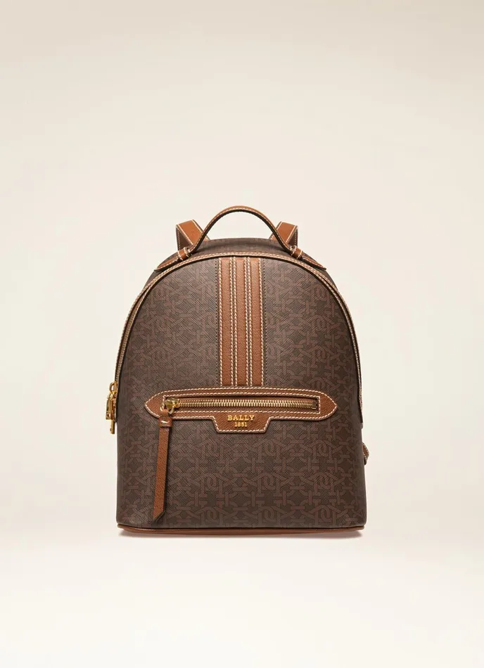 Women Bally Backpacks Daffi 8211 TPU Backpack In Brown