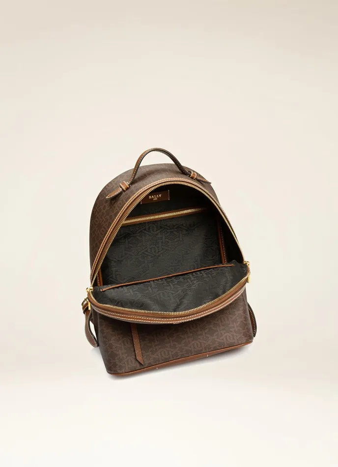 Women Bally Backpacks Daffi 8211 TPU Backpack In Brown