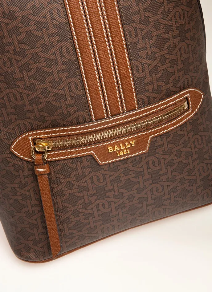 Women Bally Backpacks Daffi 8211 TPU Backpack In Brown